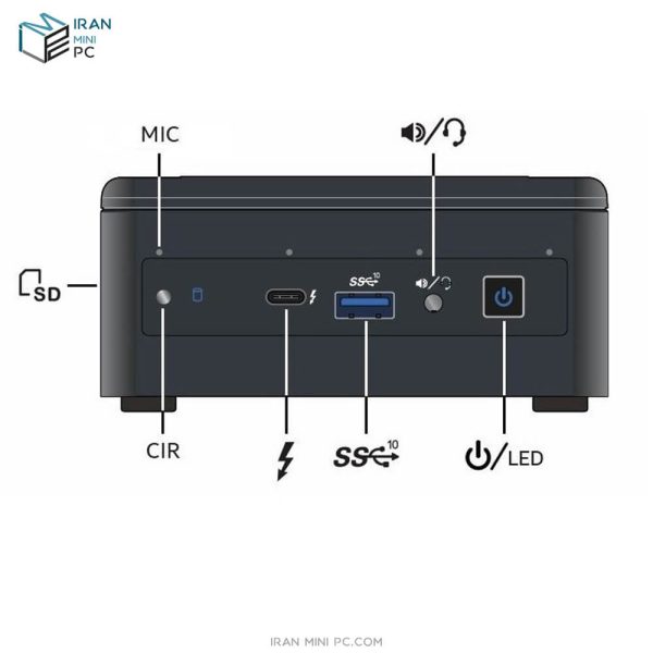 کامپیوتر کوچک اینتل NUC11PAHi5 4-120SSD